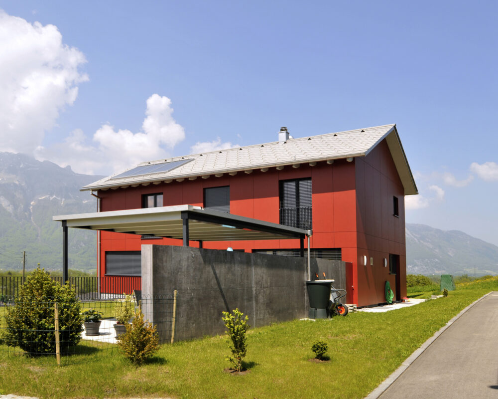 Einfamilienhaus (Passivhaus) in Gamprin (FL) – Martin Holzbau