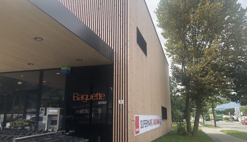 M-Preis + Kindergarten, Hohenems – Martin Holzbau