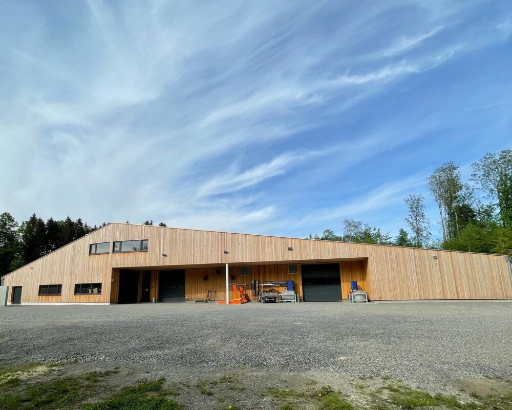 Maschinenhalle Golfclub Lindau Bad Schachen – Martin Holzbau