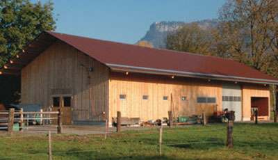 Stallgebäude in Dornbirn – Martin Holzbau